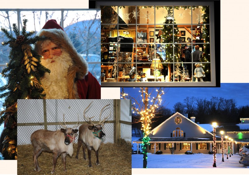 Christmas Collage at Sprague's Maple Farms