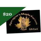 Twenty Dollar Gift Card