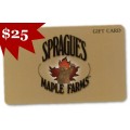 Sprague's Maple Farm's $25 Gift Card