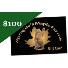 Sprague's Maple Farm's $100 Gift Card
